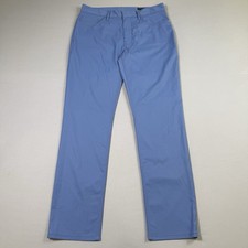 RLX Ralph Lauren Pants Mens 32x32 Blue Performance Golf Tailored Fit Straight