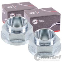 2X A.B.S. 36Er Achsmuttern M26X1.5 Vorne Passend FüR Honda CR-V Links+Rechts