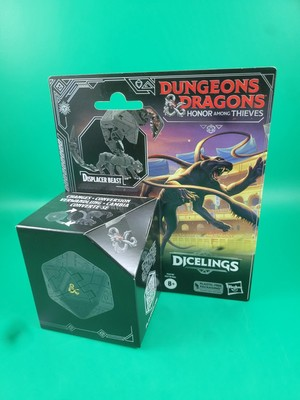 #ad Hasbro Dungeons amp; Dragons Dicelings Black DISPLACER BEAST Converting NIP $14.99