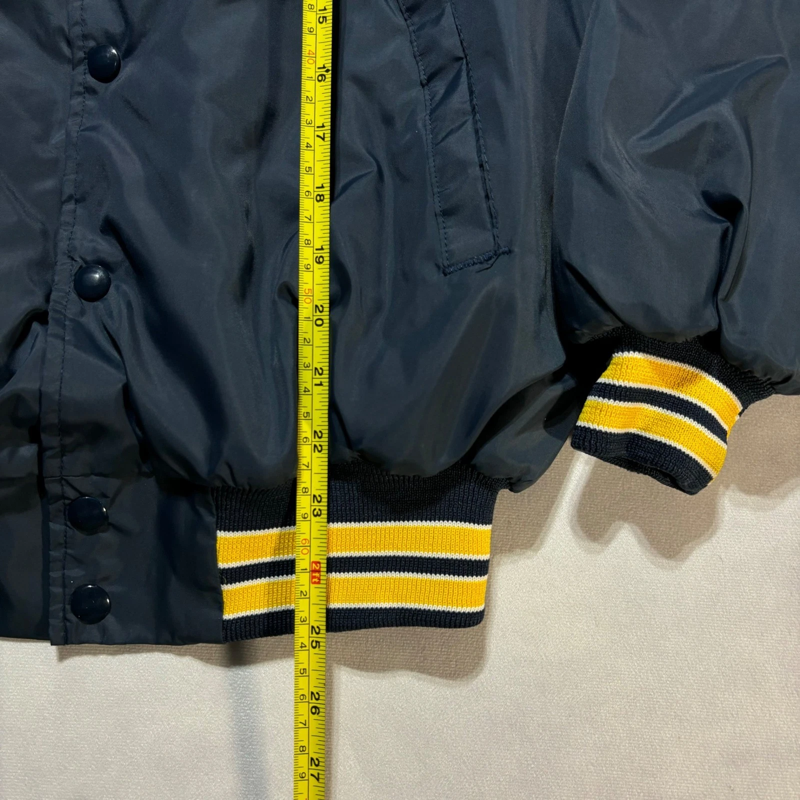 Vintage 80's US Navy Bomber Jacket Men's Medium USS Simpson FFG-56 Made in USA image 8
