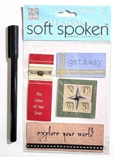 Vacation Getaway Stickers Scrapbooking Card Journal Planner Soft Spoken