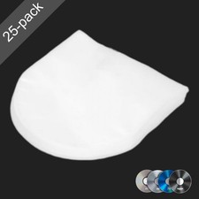 25 CD / DVD Inner Sleeves: Japanese Inners for DVD, UHD, Blu-ray, CD, Mini-LP