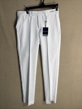 JOS A BANK NEW Solid White Tuxedo Polyester Skinny Pants 28x30 NWT FF