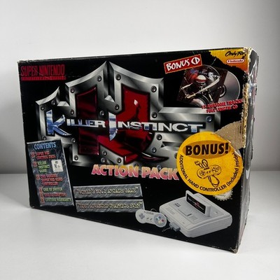 Nintendo SNES Killer Instinct Action Pack Console Grey Complete Tested & Working