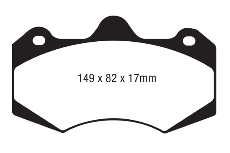 EBC Bluestuff NDX Full Race Brake Pads for McLaren MP4-12C & 570S