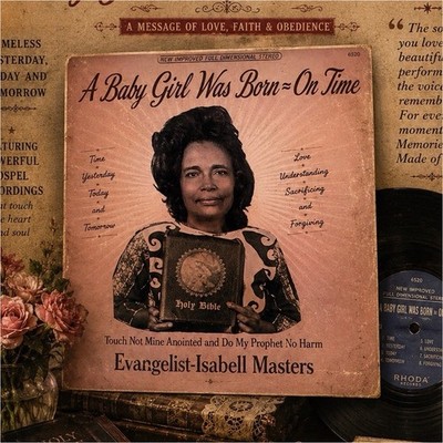 Evangelist-Isabell Masters A Baby Girl Was Born=On Time Rhoda 6520 12'' LP