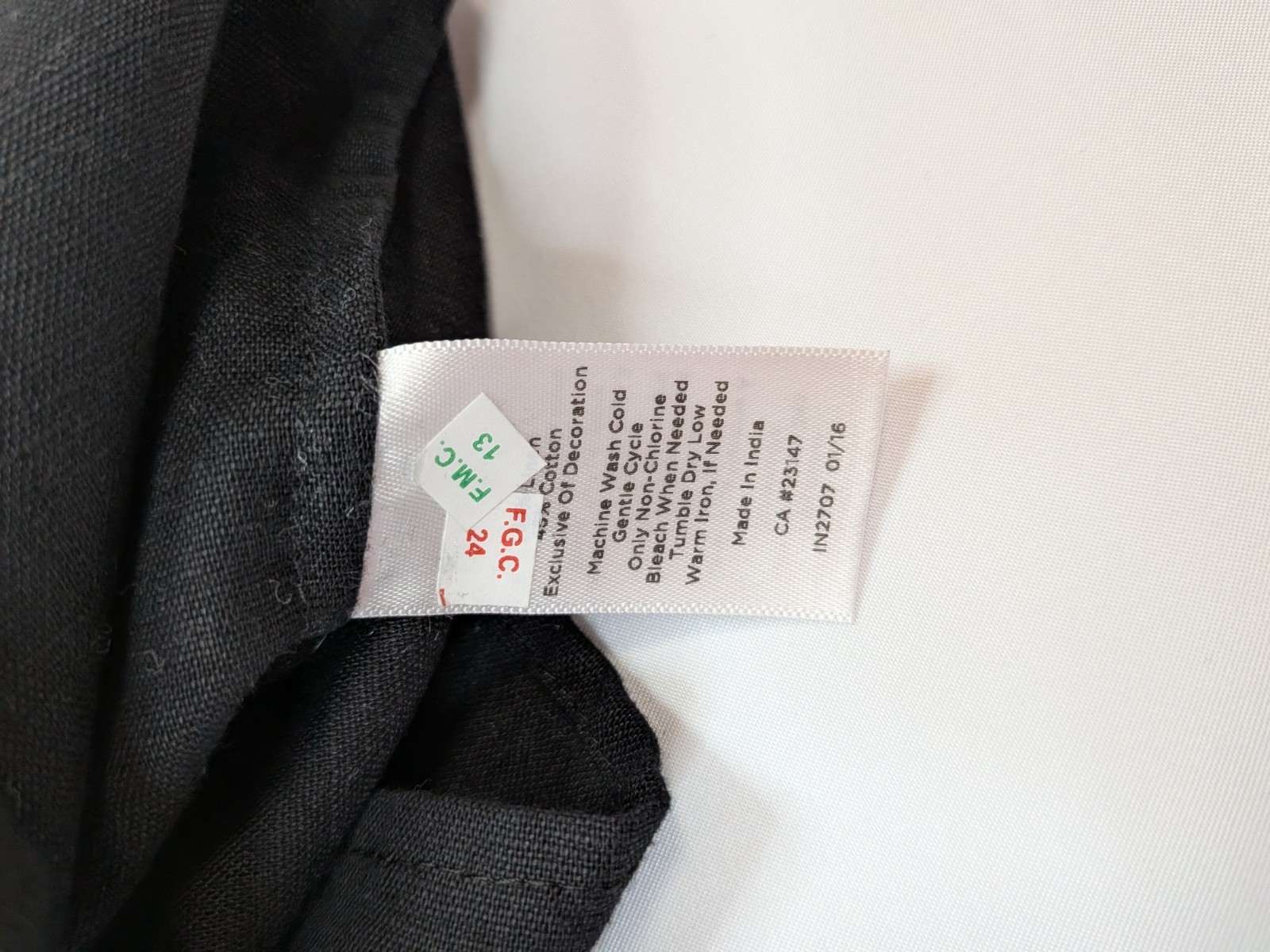 Talbots Petites Black Split Neck Embroidered Slee… - image 8