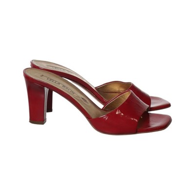 Lella Baldi, Mules, Größe: 38, Rot, Leder, Damen, 8 #Y7D