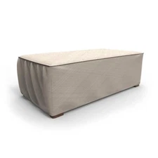 Budge P5A35PM1 English Garden Patio Ottoman / Coffee Table Cover Heavy Duty and