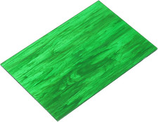 Stained Glass Sheet Mosaic Tile 7.9 Inch x 5.9 Inch Dark Green Stained Glass She
