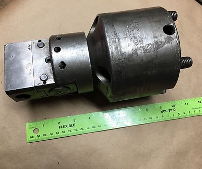 WELDON TOOL - 7/8'' Offset Boring Head - 2'' arbor - w/#50M.M. Holding Base - NICE