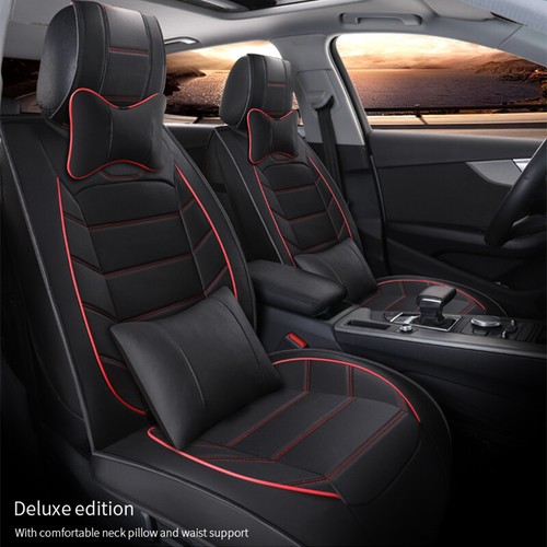 5 Sitze Auto Vorne Hinten Set Kissen Leder Sitzbezüge Für Mazda 3 6 CX-3 -5 CX-7 - Bild 16 von 27