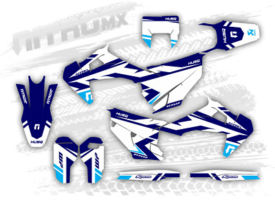 Kit Graphique NitroMX Pour Husqvarna TE/FE 125-501 (2020-2023) - Style Factory Race En Vinyle