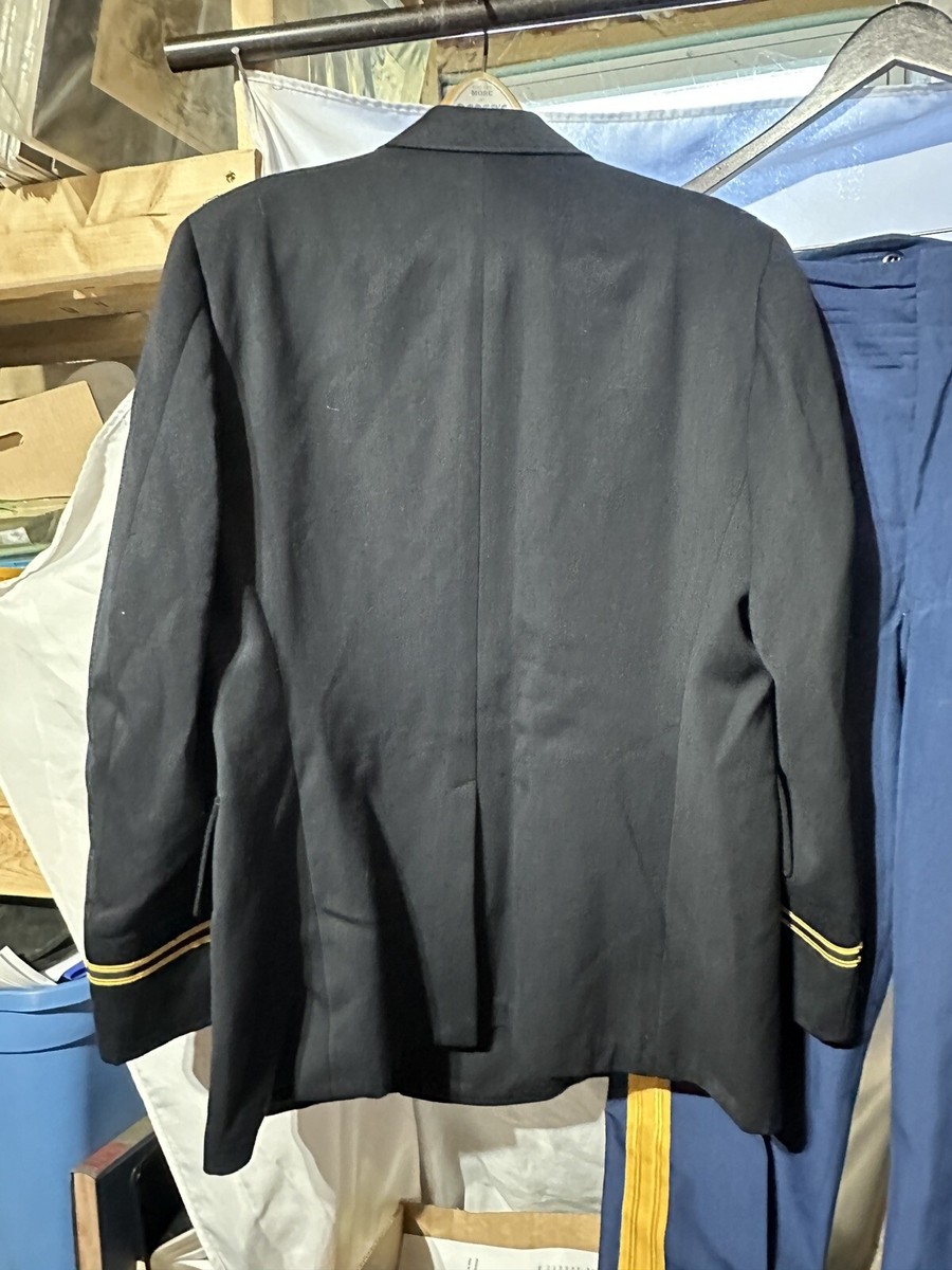 VTG US Army Dress Blue Officer's Uniform Jacket, Pants & Hat | eBay