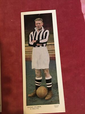 XL AKTUELLE ZEITEN FUSSBALLER - PATRICK McCAMON, St. Mirren F.C. 1936