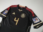 Jersey mexico Rafael Marquez 2011 adidas (L) Barcelona world cup black shirt vtg