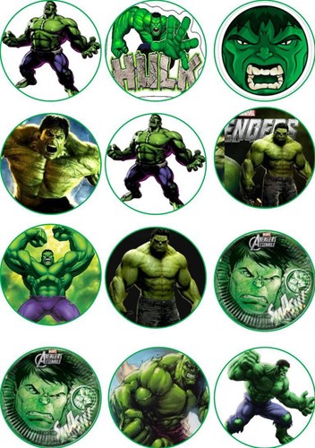 Картинка халка на торт для печати