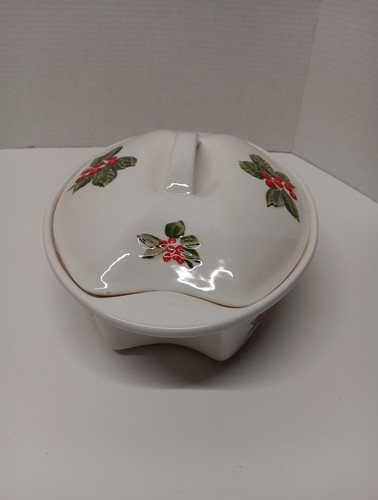TempTations Presentable Casserole Berries Christmas Ovenware W/Lid Made For CSA - Picture 5 of 24