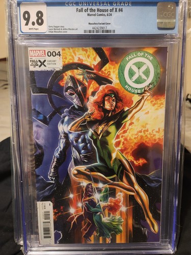 Caduta della Casa di X #4 Felipe Massafera Variante CGC 9,8 NM/M - Foto 1 di 2