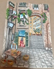 Istituto Grafico Italiano Milano Le Vie D'Italia Napoli Bassorilievo