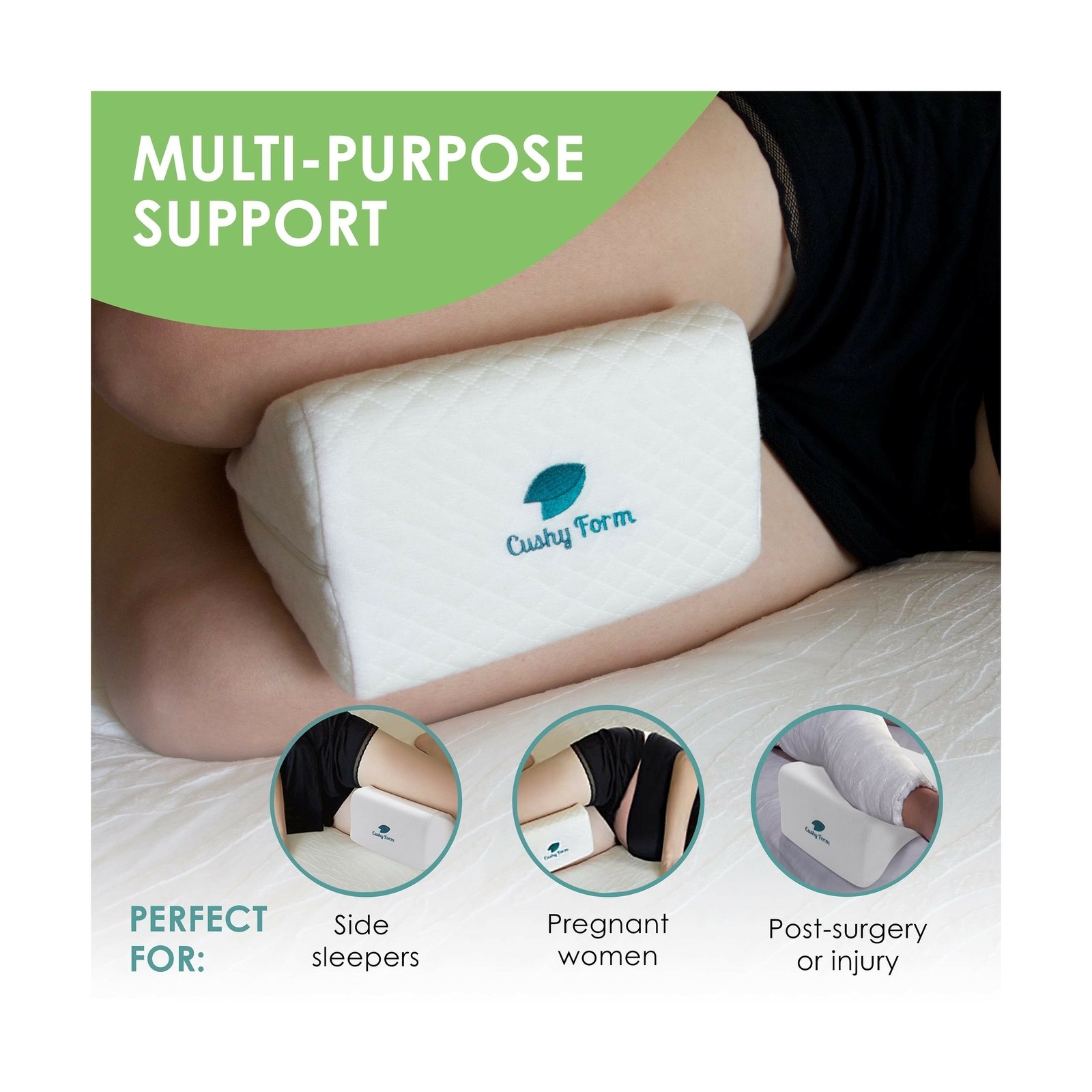 cushy foam knee pillow