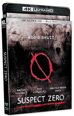 Suspect Zero 4K (2004) 4K+Blu-ray+Slip Cover. From Kino Lorber