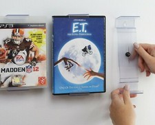 DVDMount  , Video Game, 45 Record and Blu-Ray Frame Display  Shelf Stand