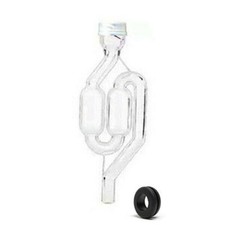 Airlock S-Bubble Type with Free Grommet for home brew fermenter