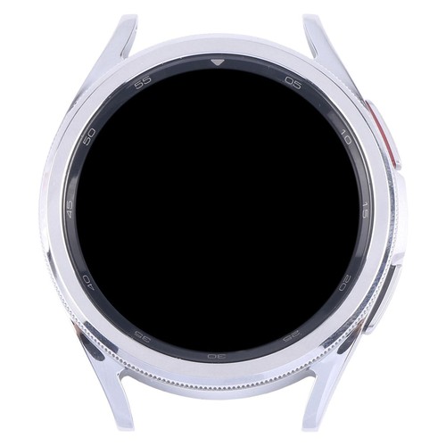 Do Samsung Galaxy Watch 6 Classic 43mm wyświetlacz LCD z ramką część zamienna srebrny - Zdjęcie 2 z 6