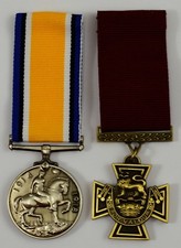 Pair of Full Size Replica Service/Dress Medals. Victoria Cross, Imperial Forces