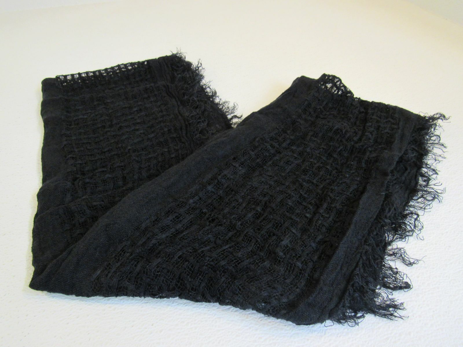 Designer Scarf 36-1/2-in Black Infinity Acrylic Female