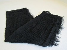Designer Scarf 36-1/2-in Black Infinity Acrylic Female