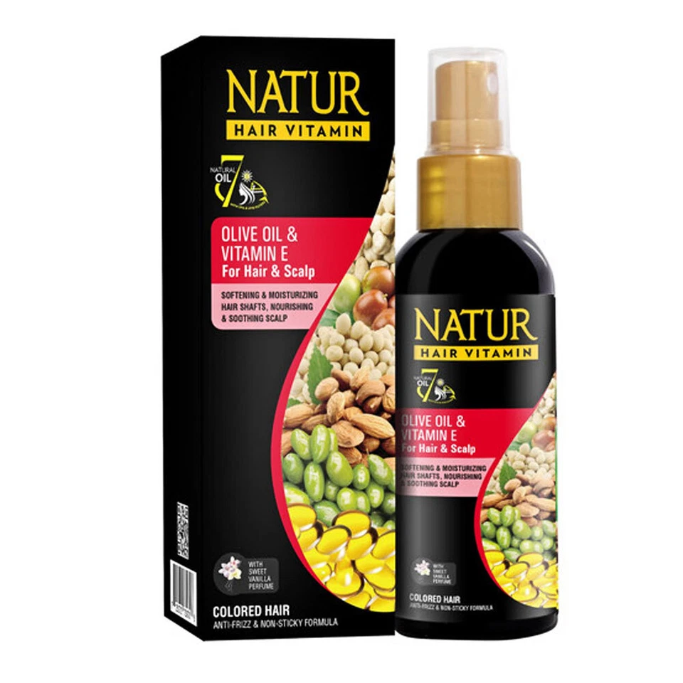 KP Natur Aceite de Oliva y Vitamina E Serie Cuidado del Cabello Nutritivo Hidratante Set Foto 3 de 4