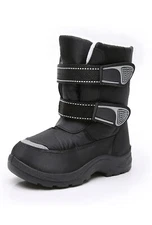 Kids Boys Snow Boots Winter Waterproof Slip Resistant Cold Weather Boots Size 1