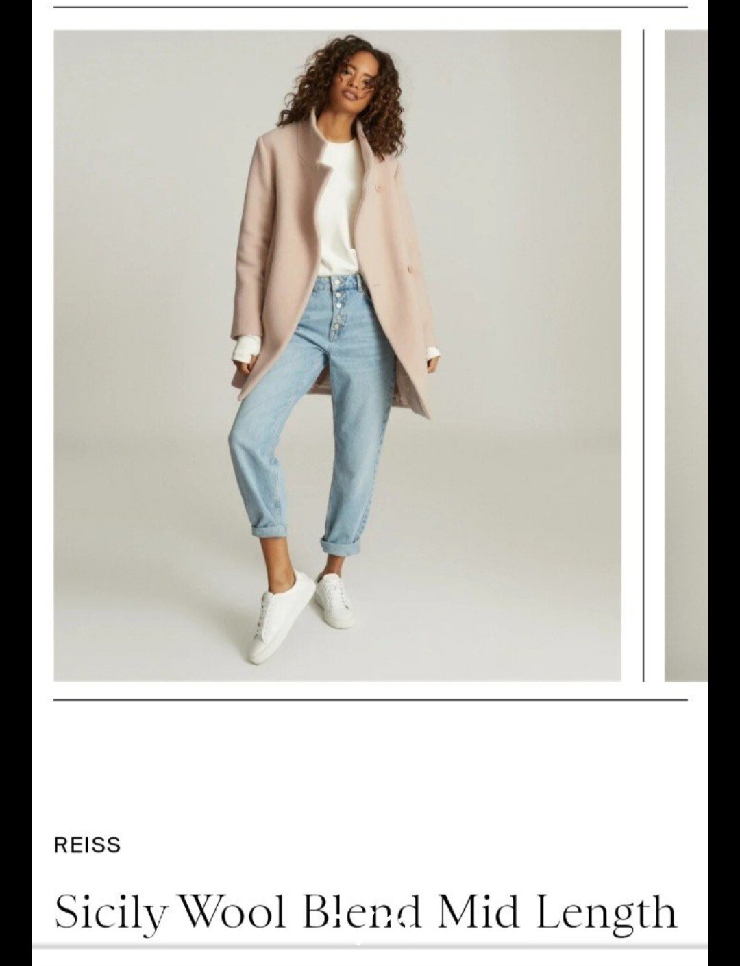 Reiss Sicily Coat Sz 6 image 2