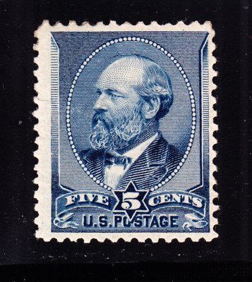 US 216 5c Garfield Mint F-VF OG H SCV $225 | eBay