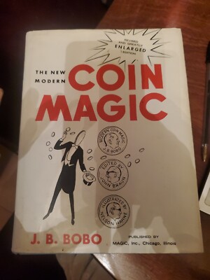 LEARN MAGIC! The New Modern Coin Magic by J.B. Bobo CLOSE UP & STAGE Magic Trick
