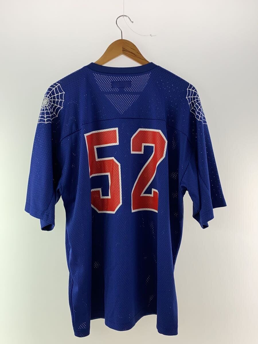 Supreme Spiderweb Football Jersey TShirt blue L Used | eBay Supreme Spiderweb Football Jersey TShirt blue L Used | eBay