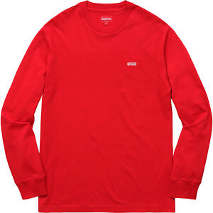 supreme red logo t shirt