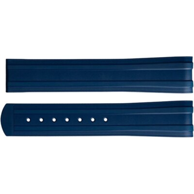 Omega 032CVZ015753 Diver 300M 20mm Blue Rubber Band for Seamaster 42mm Watches