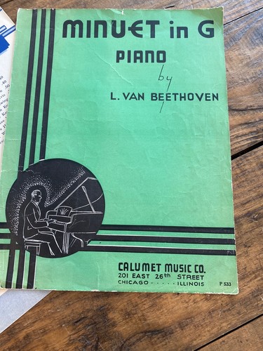 Lot Of 4 William Tell, Boston Music Co, Minuet G Piano & Piano Music Sheet Music - Picture 4 of 12
