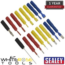 Sealey Test Lead Connector Set 16pc Automotive