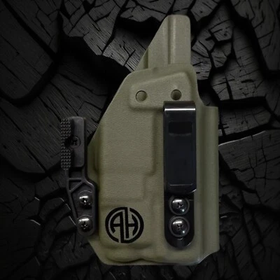 APOCALYPSE HOLSTERS IWB Force Holster For P80 PF940C With Streamlight TLR-7/A Glock 19 Size.