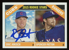 2015 Topps Heritage ERIC JOKISCH Signed Card autograph auto CUBS