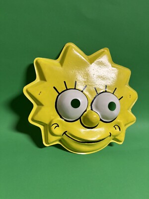 The Simpsons LISA Plasterama Plastic Mask Ben Cooper Rare 1992 90s