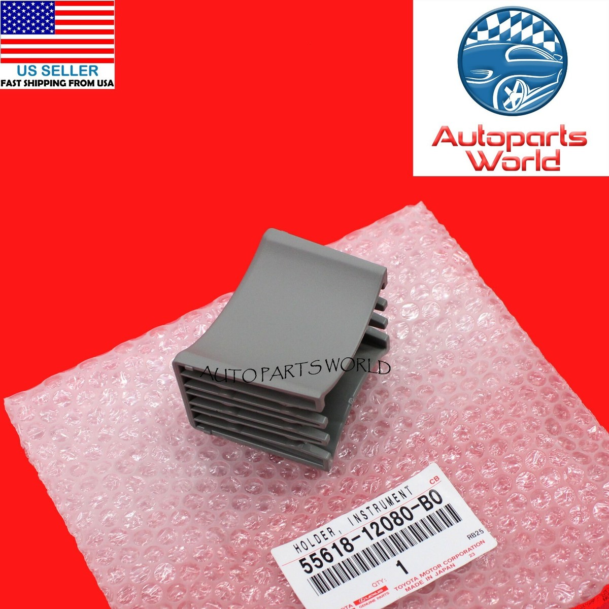 GENUINE OEM TOYOTA 11-13 COROLLA GRAY CONSOLE CUP HOLDER DIVIDER