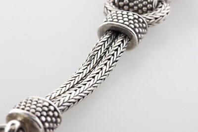 Suarti Bali BA Indonesia Sterling Silver 925 Braided Wheat  display picture 1