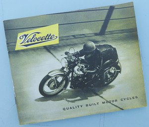 1960 Velocette Motorcycle Brochure Book Venom Viper Le Mss Scrambler Valiant Ebay