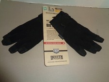 DULUTH DT WORK GLOVES LEATHER NEW BLACK