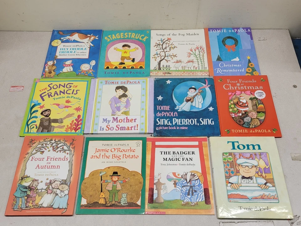 Lot of 10 Tomie dePaola Children's Picture Paperback Books "Random/Unsorted" Foto 3 de 4